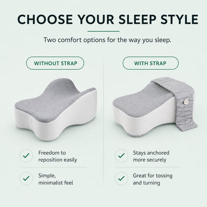 SnoozeAlign™ Knee Pillow for Side Sleepers - Comfort and Alignment Support 8