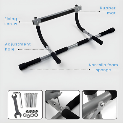 StrengthMax™ Pull Up Bar for Home Fitness - Build Upper Body Strength 5