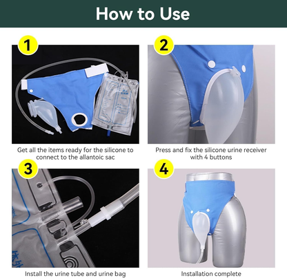 Urinex™ Wearable Urine Collector Bag for Comfortable, Discreet Use 2
