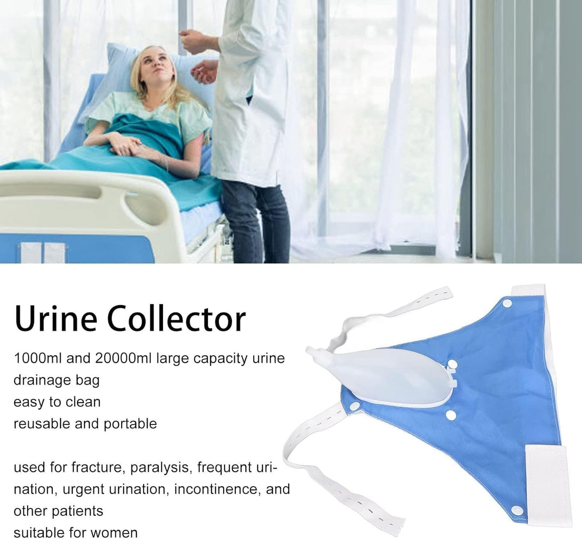Urinex™ Wearable Urine Collector Bag for Comfortable, Discreet Use 6