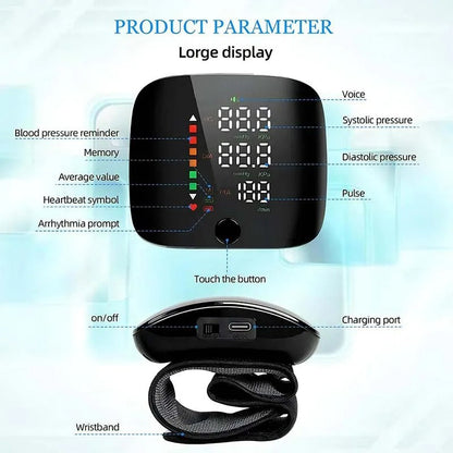 VitalCuff™ Home Blood Pressure Monitor with Voice Alerts for Easy Tracking 2