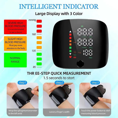 VitalCuff™ Home Blood Pressure Monitor with Voice Alerts for Easy Tracking 3