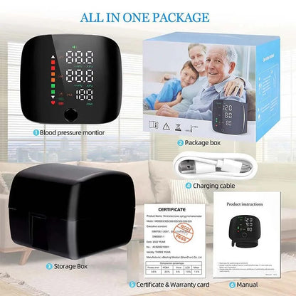 VitalCuff™ Home Blood Pressure Monitor with Voice Alerts for Easy Tracking 4