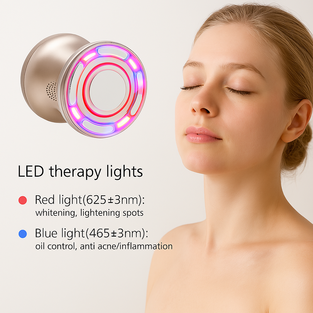 HexoTone™ Ultrasonic EMS &amp; RF Body Slimming Massager with LED Photon Therapy