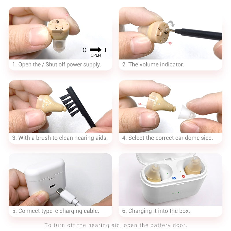HexoSound™ Rechargeable Hearing Aids