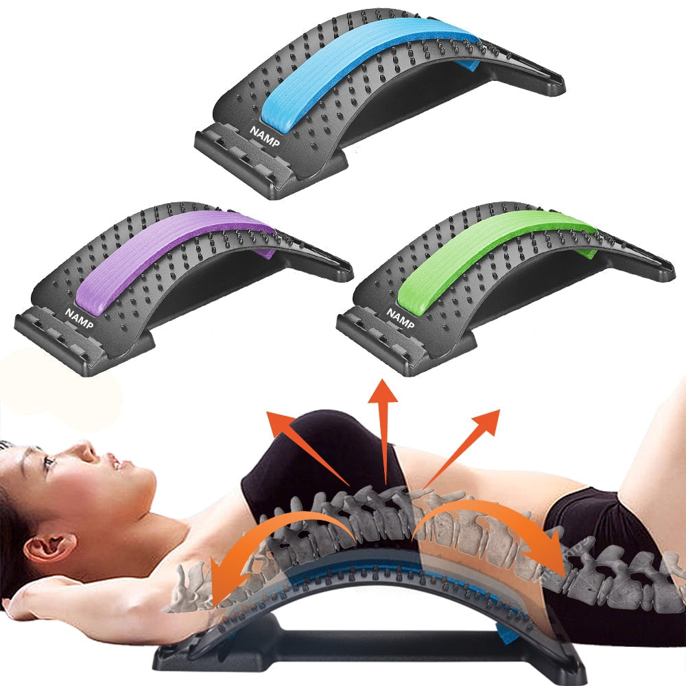 Chiropractic Magnetic Back Stretcher, Best Back Stretching Device, Instant Backpain Reliver