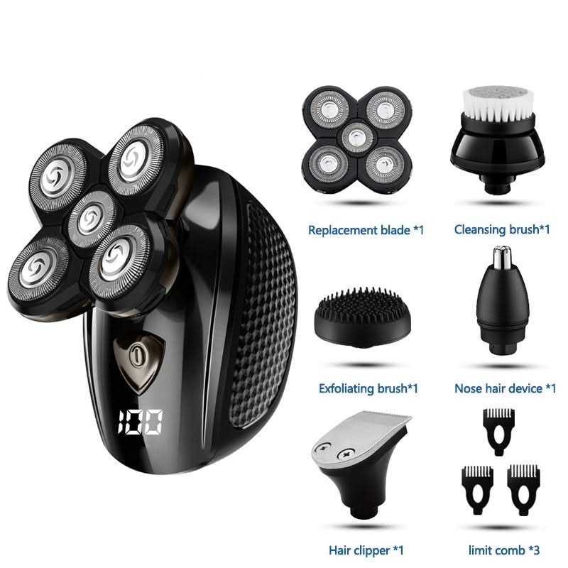 HexoSkull™ Men's Electric Bald Head Shaver