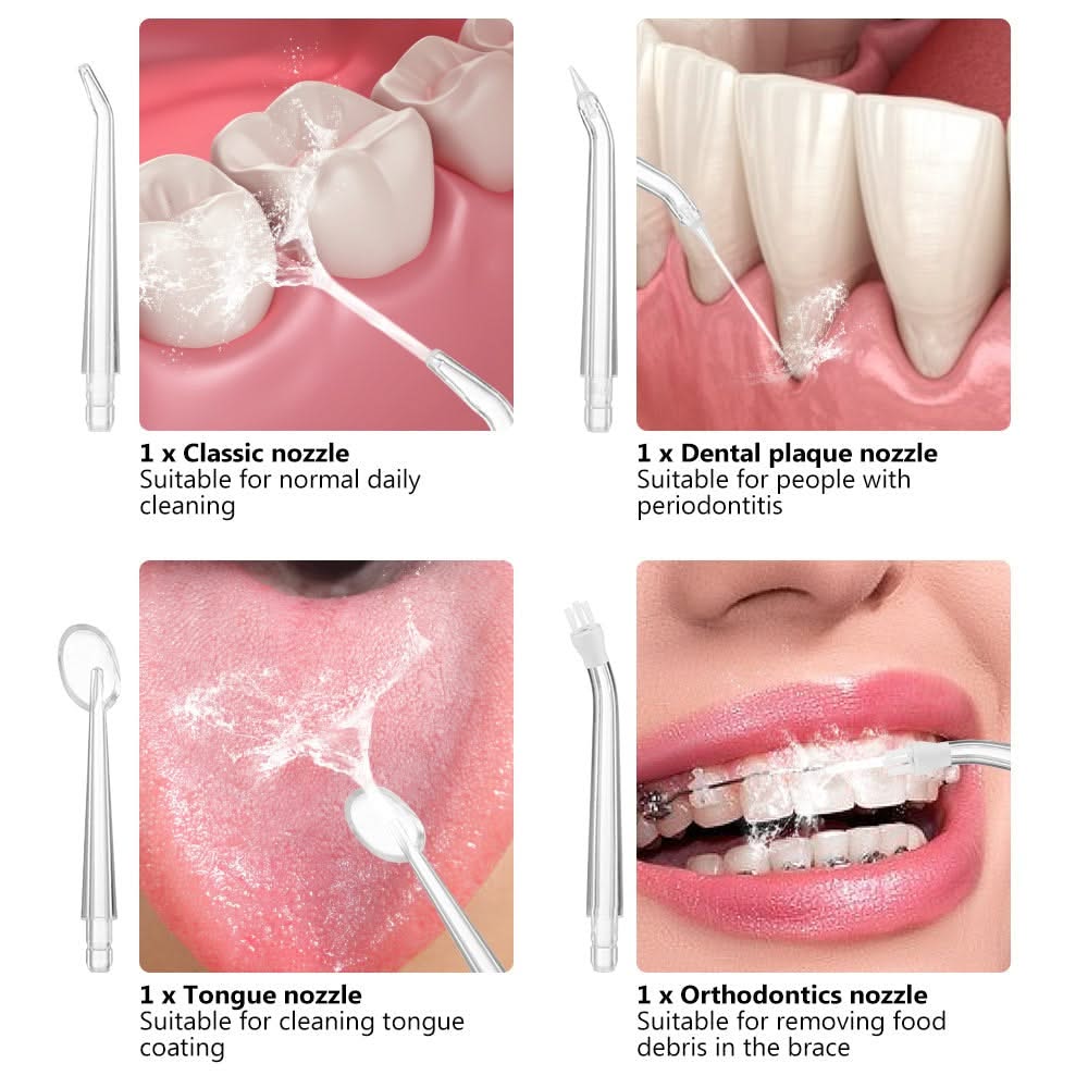HexoTeeth™ Portable Teeth Water Flosser Device