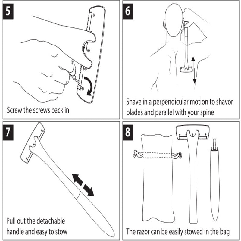 HexoBody™ Portable Back Shaver For Men